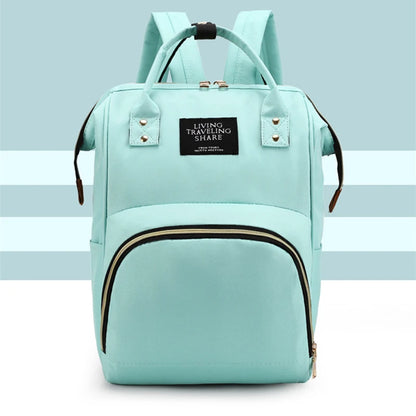 Large Capacity Canvas Mummy Bag Multifunctional Baby Bottle Thermal Insulation Travel Storage Bag Fashion Mummy Bag Hanging Bag