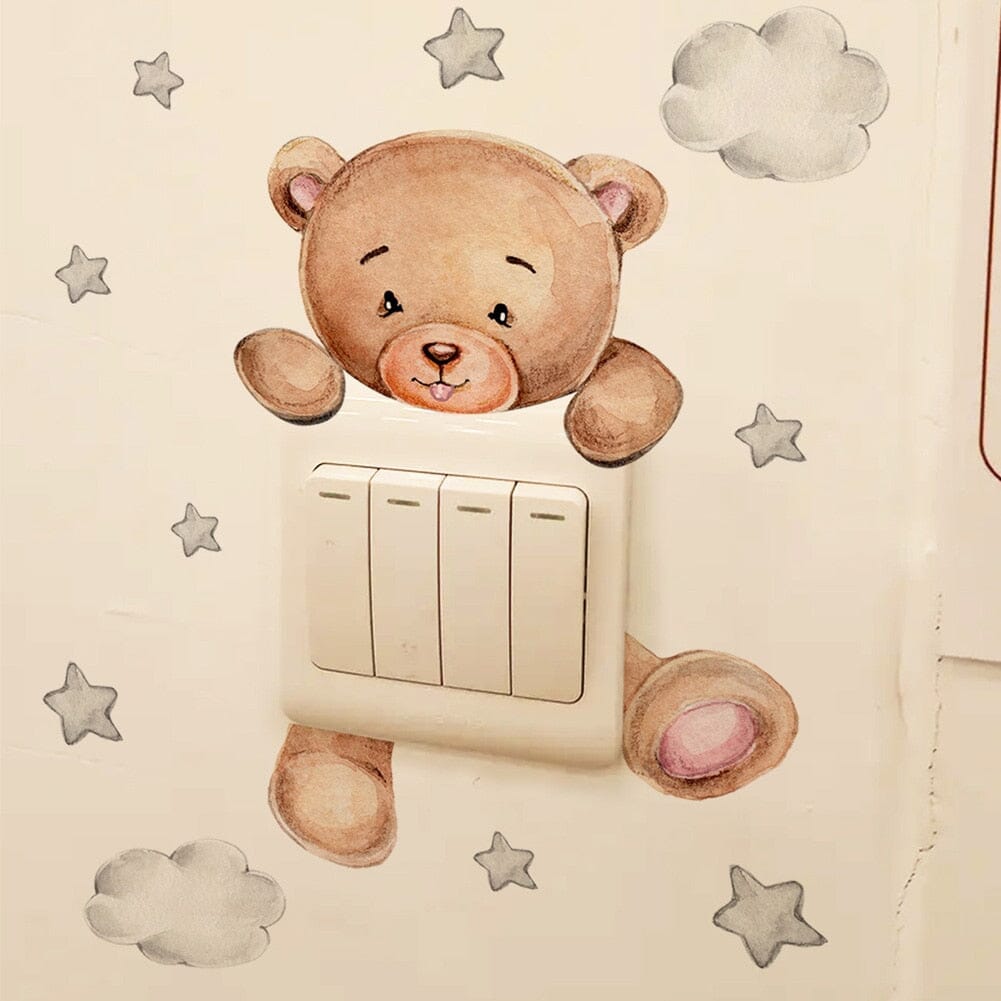 Stickybear™ - Sticker ourson décoratif | Chambre d'enfants - Boutdechou.co