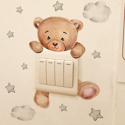 Stickybear™ - Sticker ourson décoratif | Chambre d'enfants - Boutdechou.co