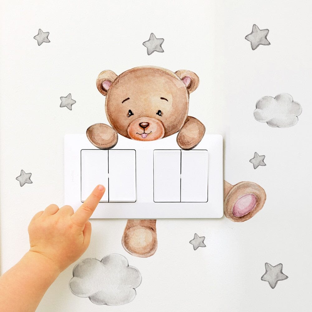 Stickybear™ - Sticker ourson décoratif | Chambre d'enfants - Boutdechou.co