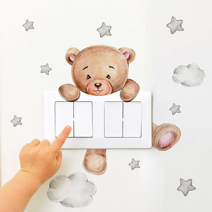 Stickybear™ - Sticker ourson décoratif | Chambre d'enfants - Boutdechou.co
