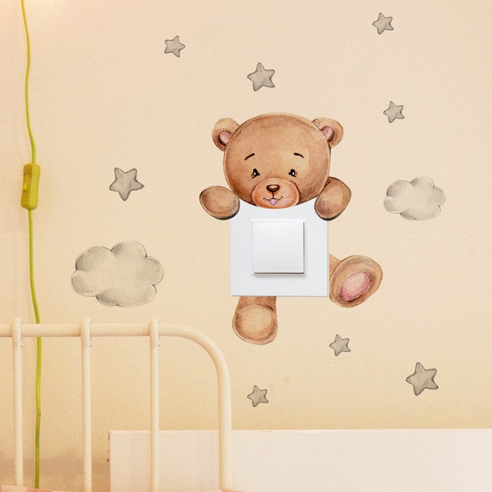 Stickybear™ - Sticker ourson décoratif | Chambre d'enfants - Boutdechou.co