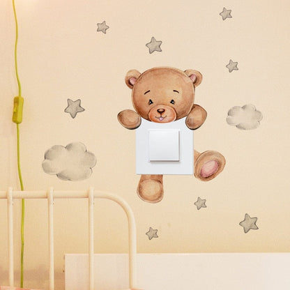 Stickybear™ - Sticker ourson décoratif | Chambre d'enfants - Boutdechou.co